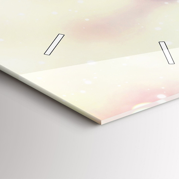 Téglalap alakú üvegóra Tavaszi virágok