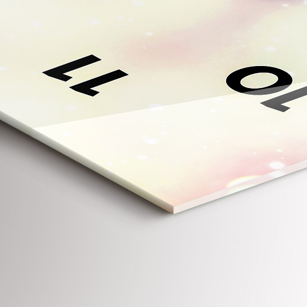 Téglalap alakú üvegóra Tavaszi virágok