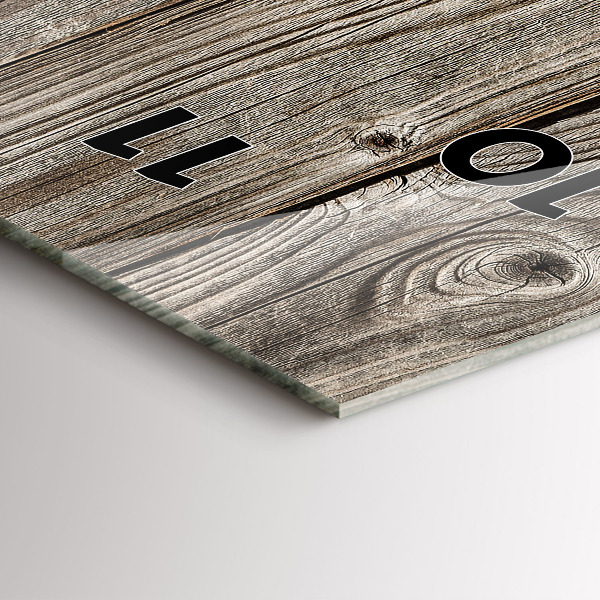 Téglalap alakú üvegóra Napraforgó táblákon