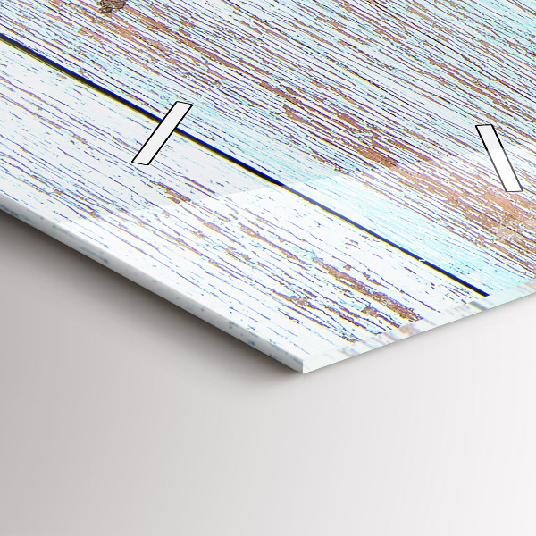 Téglalap alakú üvegóra Pasztell fa