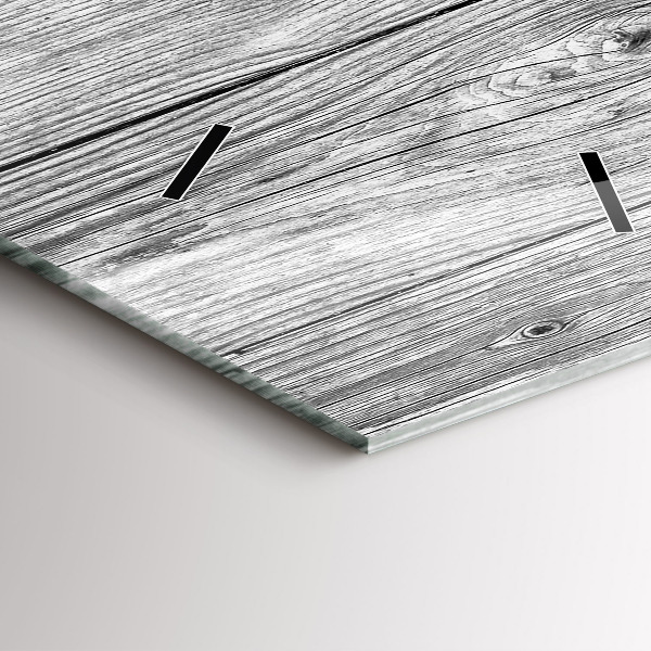 Téglalap alakú üvegóra Fa panelek