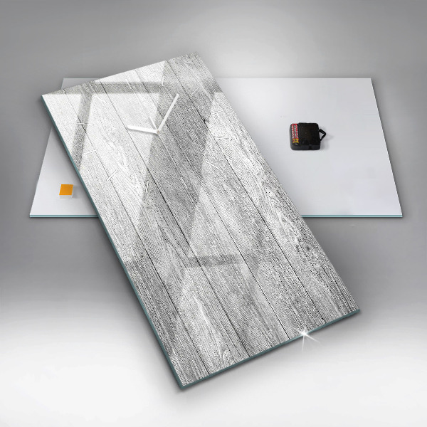 Téglalap alakú üvegóra Fa panelek