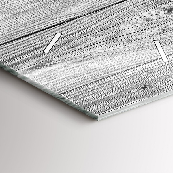 Téglalap alakú üvegóra Fa panelek