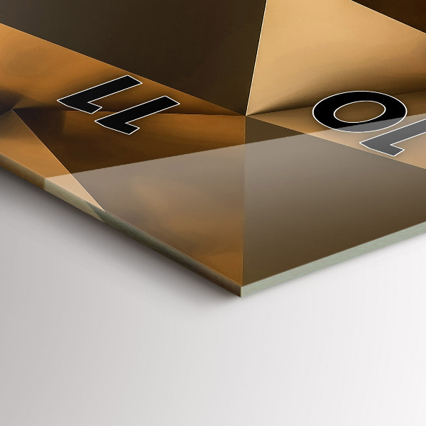 Téglalap alakú üvegóra Geometriai textúra