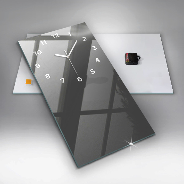 Téglalap alakú üvegóra Szürke szín