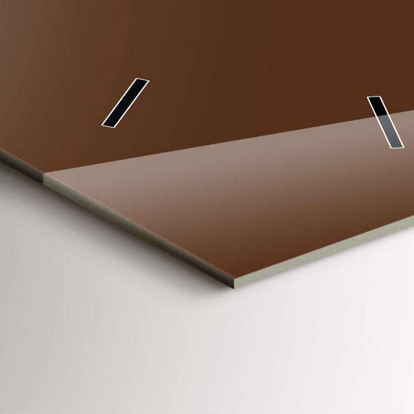 Téglalap alakú üvegóra Barna színű