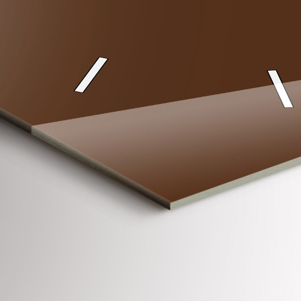 Téglalap alakú üvegóra Barna színű