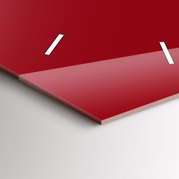 Téglalap alakú üvegóra Piros szín