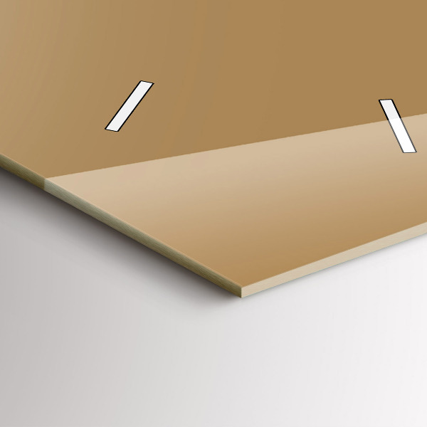 Téglalap alakú üvegóra Színe sötét bézs