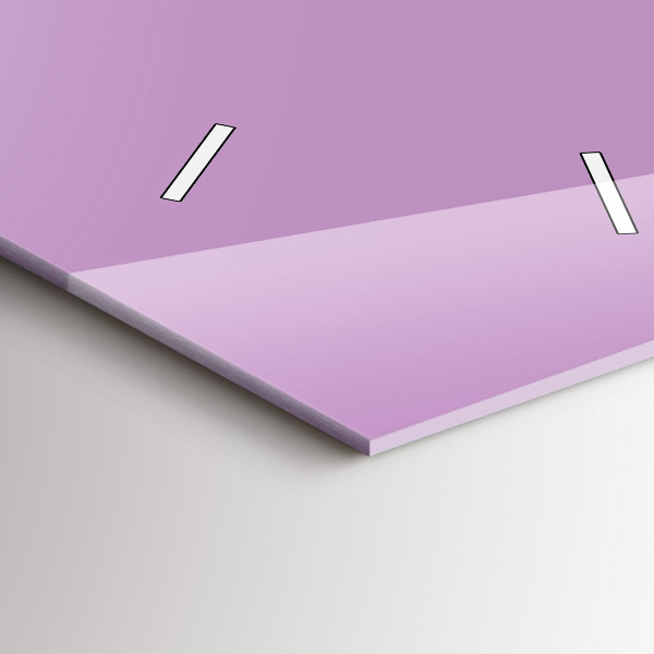 Téglalap alakú üvegóra Lila színű