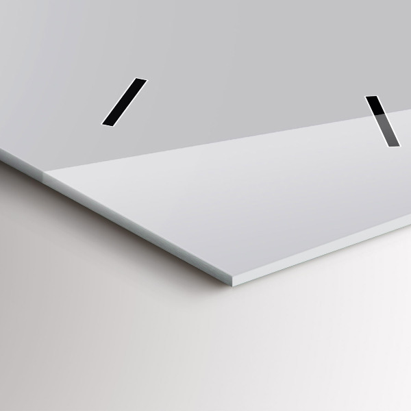 Téglalap alakú üvegóra Szín világos szürke