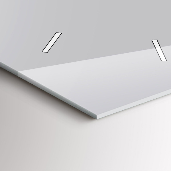 Téglalap alakú üvegóra Szín világos szürke