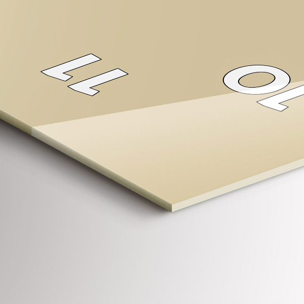 Téglalap alakú üvegóra Bézs színű