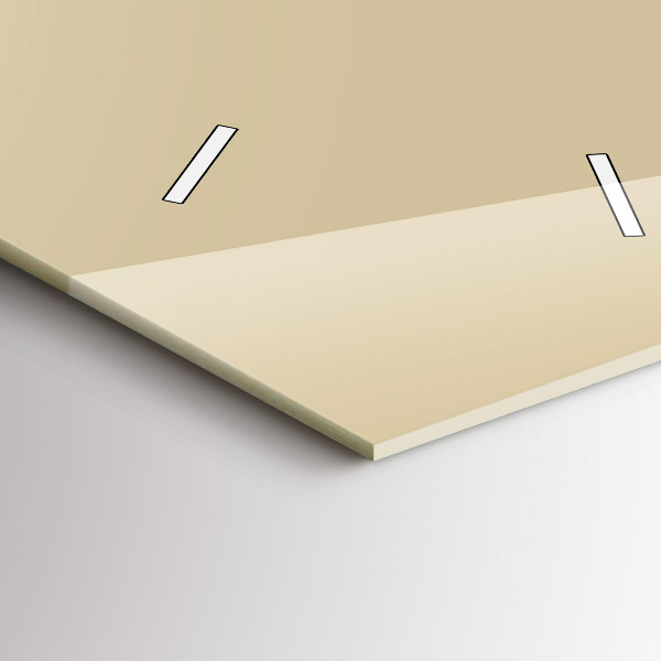 Téglalap alakú üvegóra Bézs színű