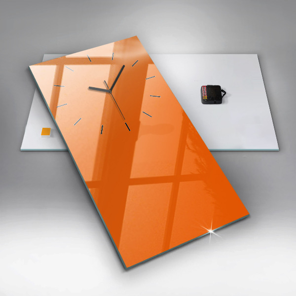 Téglalap alakú üvegóra Narancs színű