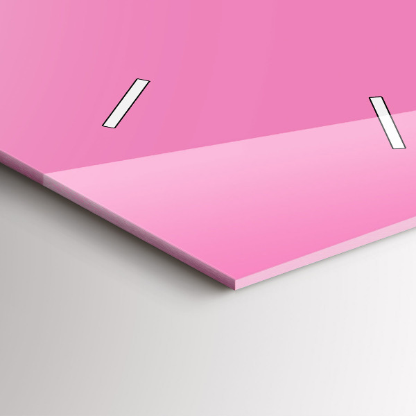 Téglalap alakú üvegóra Szín rózsaszín