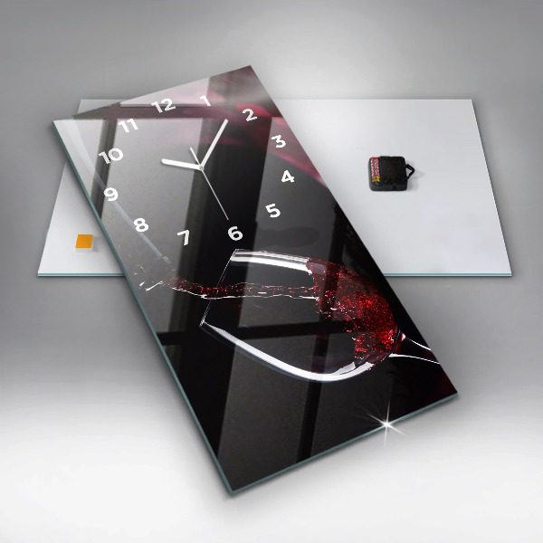 Téglalap alakú üvegóra Vörösbor