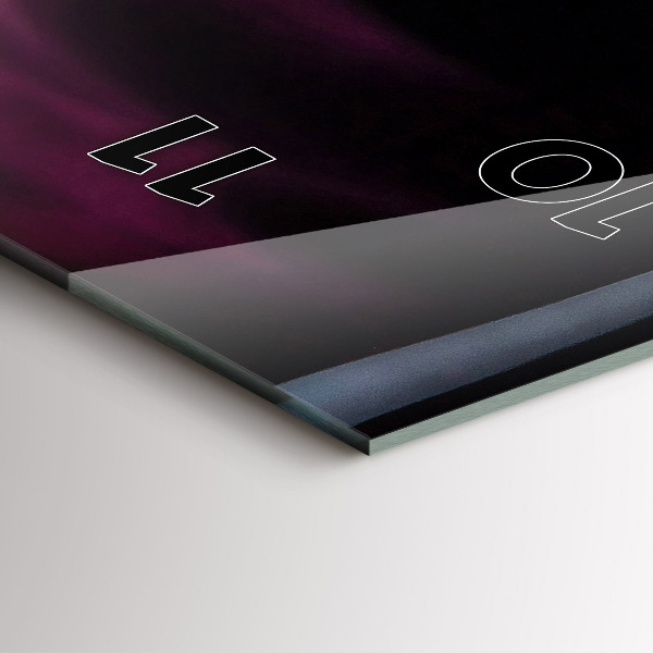 Téglalap alakú üvegóra Vörösbor