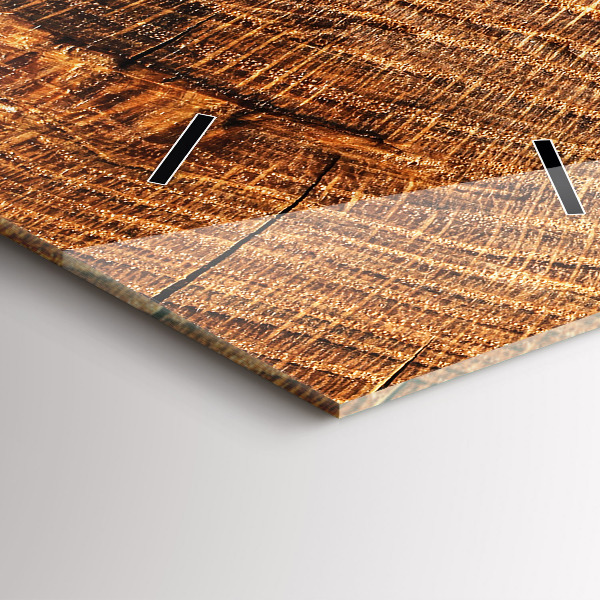 Téglalap alakú üvegóra Dekoratív fa