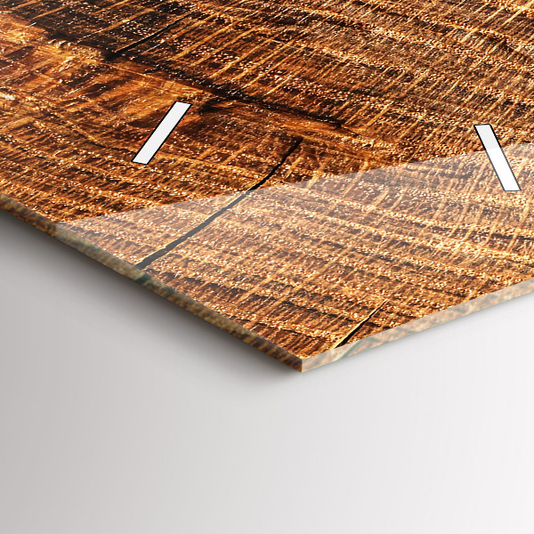 Téglalap alakú üvegóra Dekoratív fa