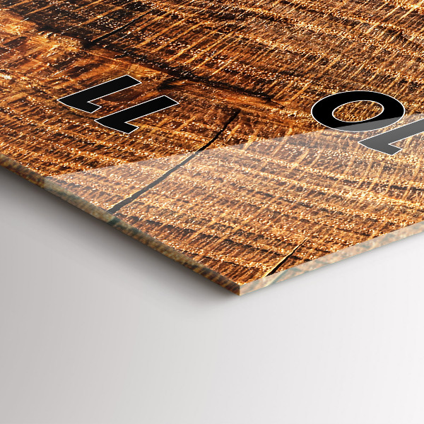 Téglalap alakú üvegóra Dekoratív fa