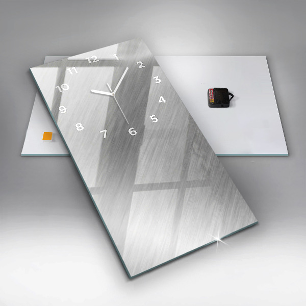 Téglalap alakú üvegóra Fém fal