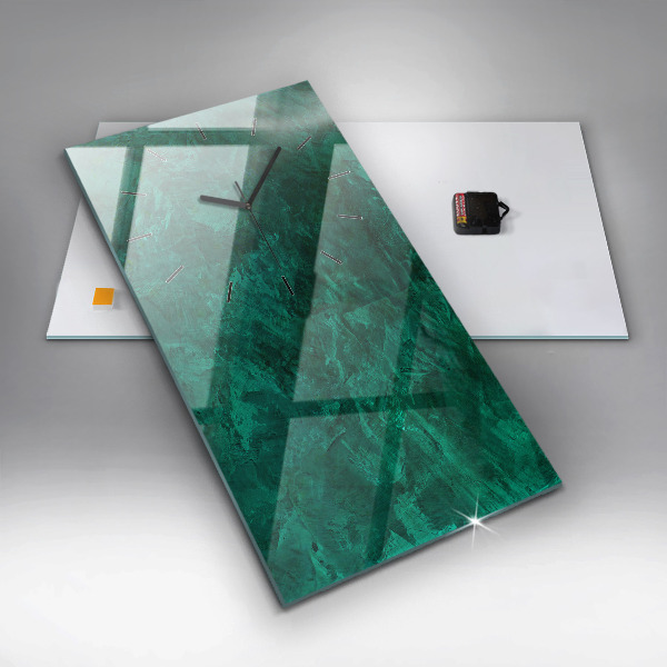 Téglalap alakú üvegóra Smaragd fal