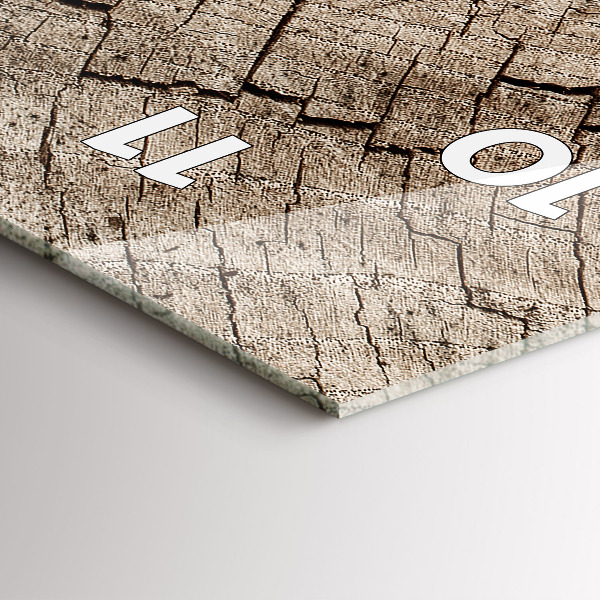 Téglalap alakú üvegóra Régi fa tuskó