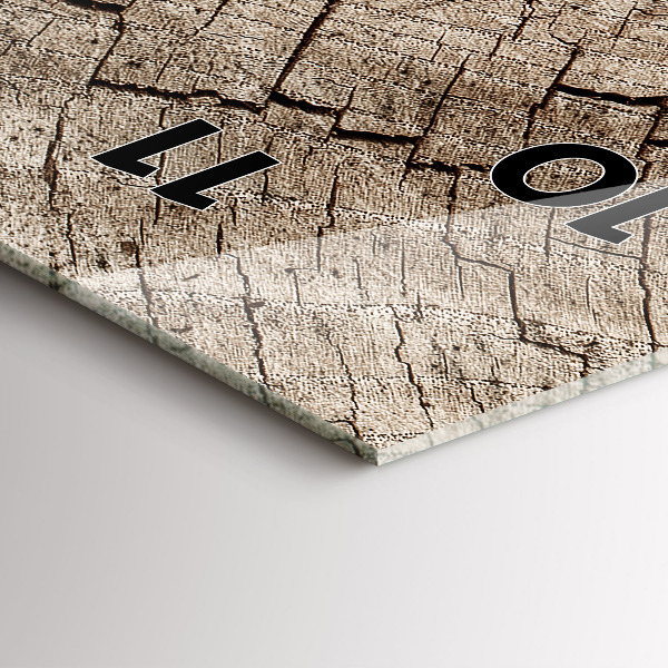 Téglalap alakú üvegóra Régi fa tuskó