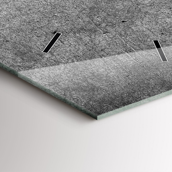 Téglalap alakú üvegóra Ipari fal