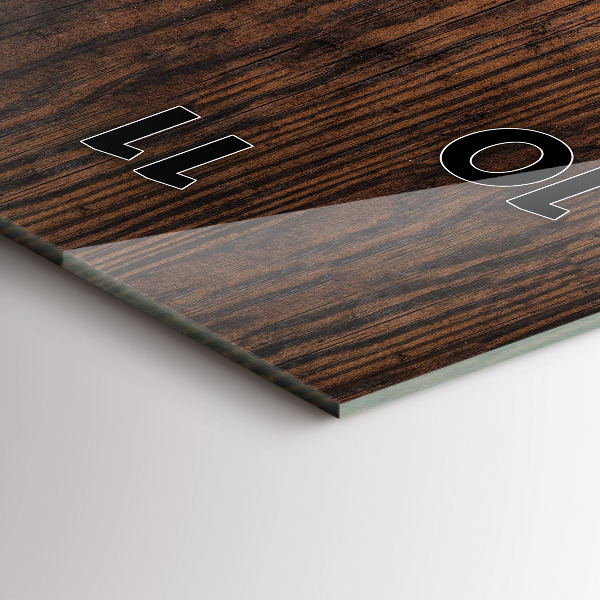 Téglalap alakú üvegóra Régi fa