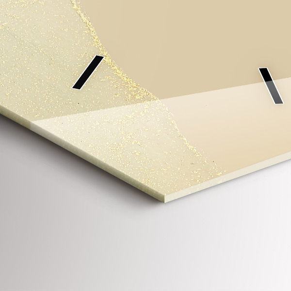 Téglalap alakú üvegóra Színek absztrakciója