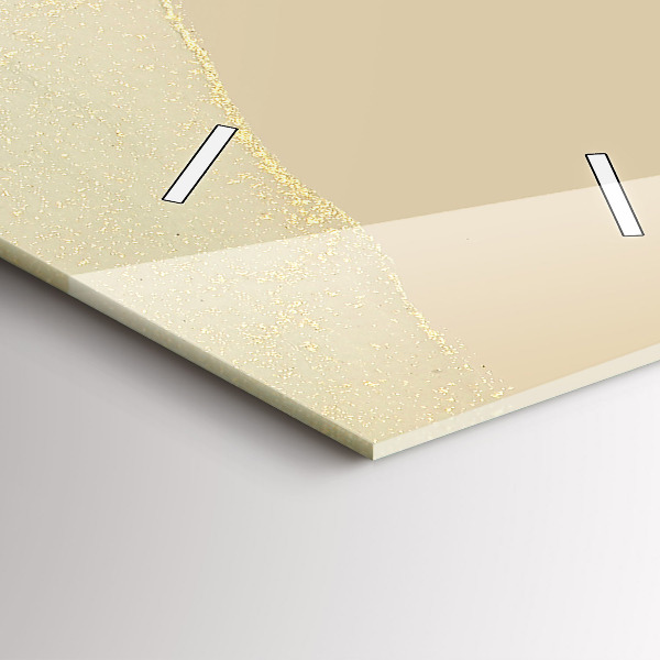 Téglalap alakú üvegóra Színek absztrakciója