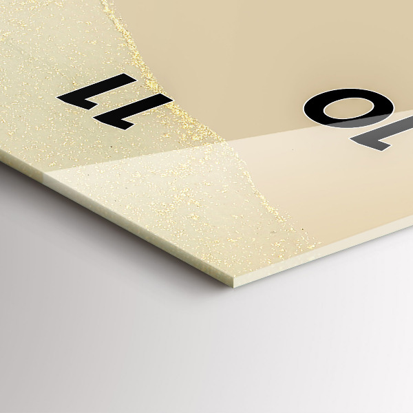 Téglalap alakú üvegóra Színek absztrakciója