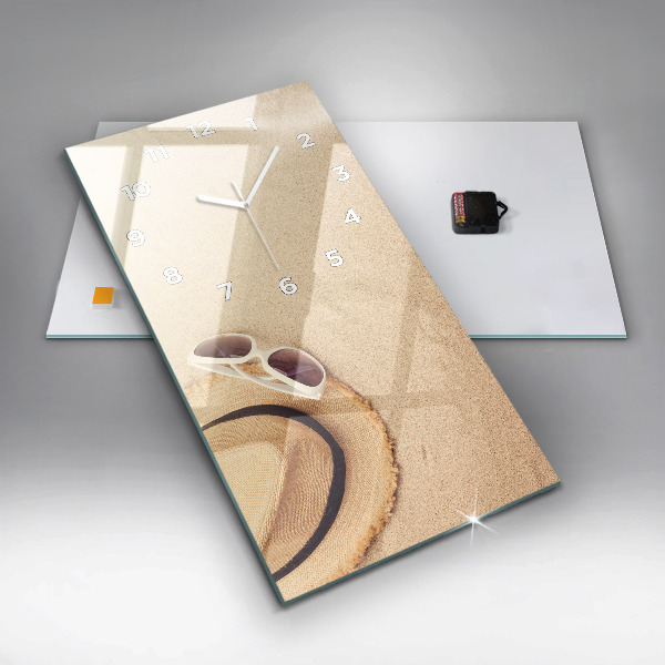 Téglalap alakú üvegóra Arany absztrakció