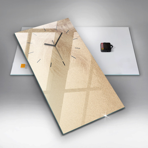 Téglalap alakú üvegóra Arany absztrakció