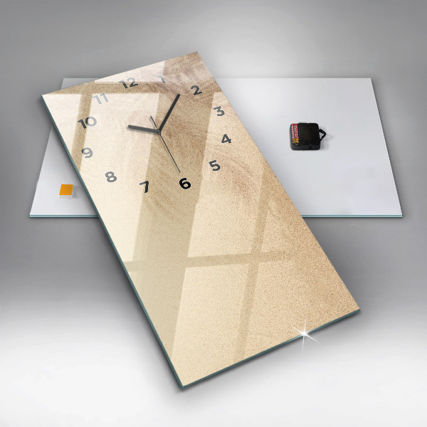 Téglalap alakú üvegóra Arany absztrakció