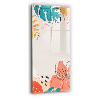 Téglalap alakú üvegóra Hawaii növények