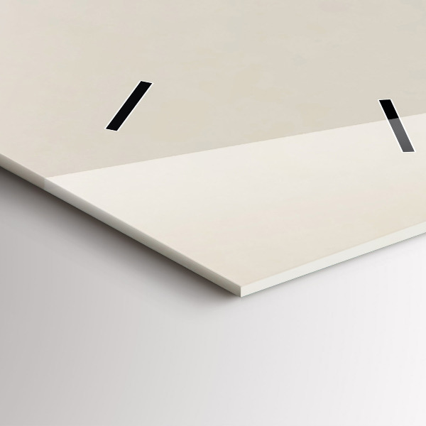 Téglalap alakú üvegóra Absztrakt hegyek