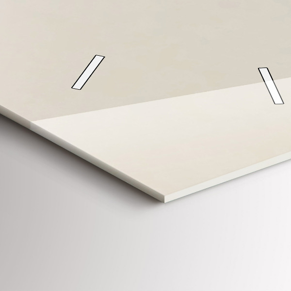 Téglalap alakú üvegóra Absztrakt hegyek