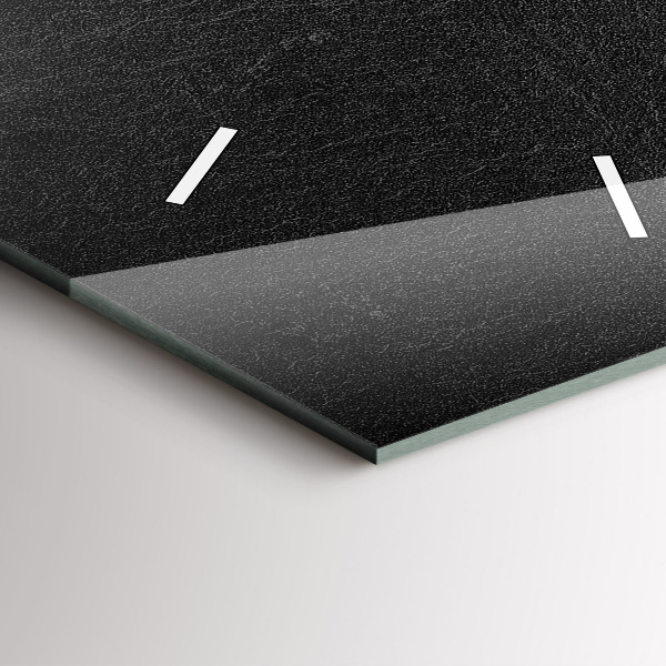 Téglalap alakú üvegóra Sötét szikla