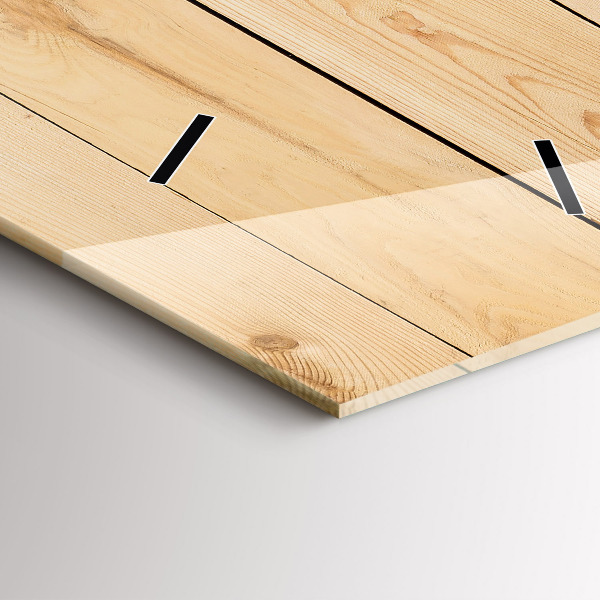 Téglalap alakú üvegóra Fa táblák