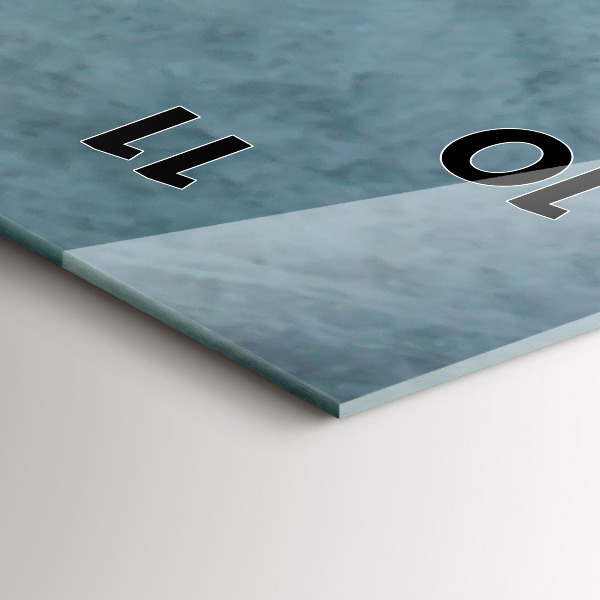 Téglalap alakú üvegóra Egy csésze kávét