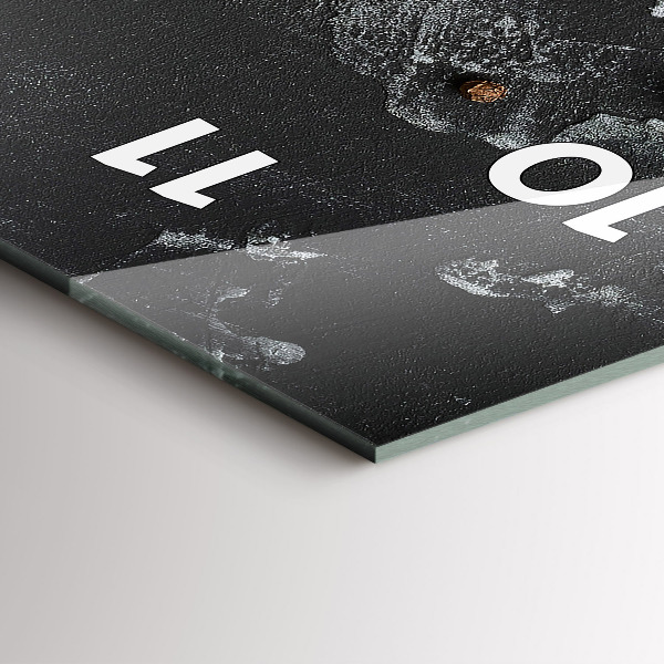 Téglalap alakú üvegóra Fűszerek a pulton