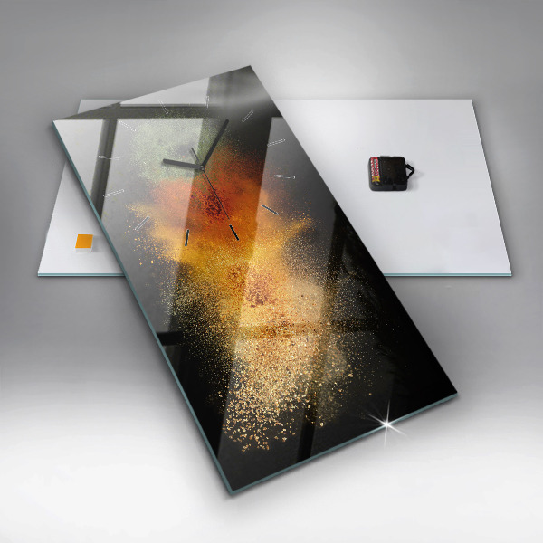 Téglalap alakú üvegóra Szétszórt fűszerek