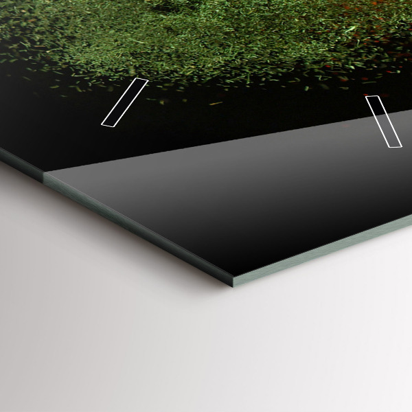 Téglalap alakú üvegóra Szétszórt fűszerek