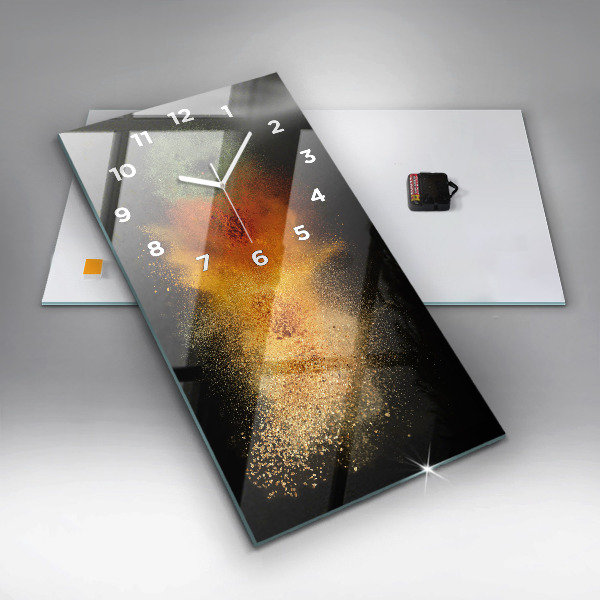 Téglalap alakú üvegóra Szétszórt fűszerek