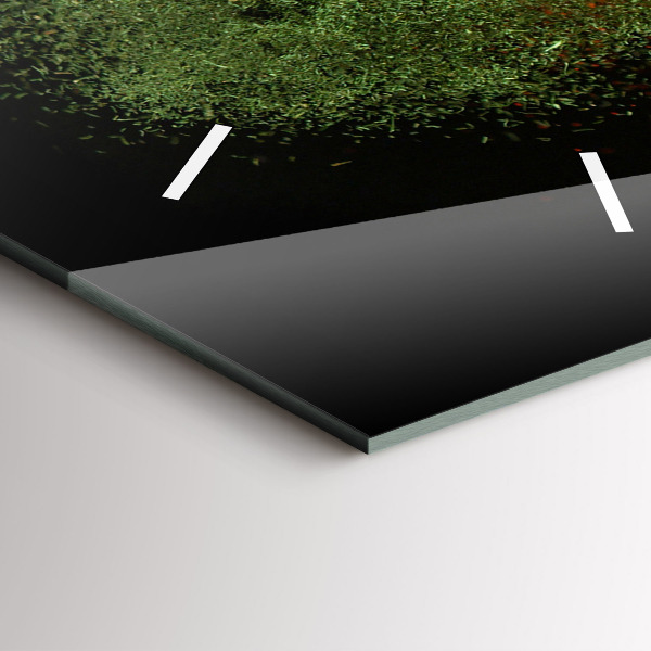 Téglalap alakú üvegóra Szétszórt fűszerek