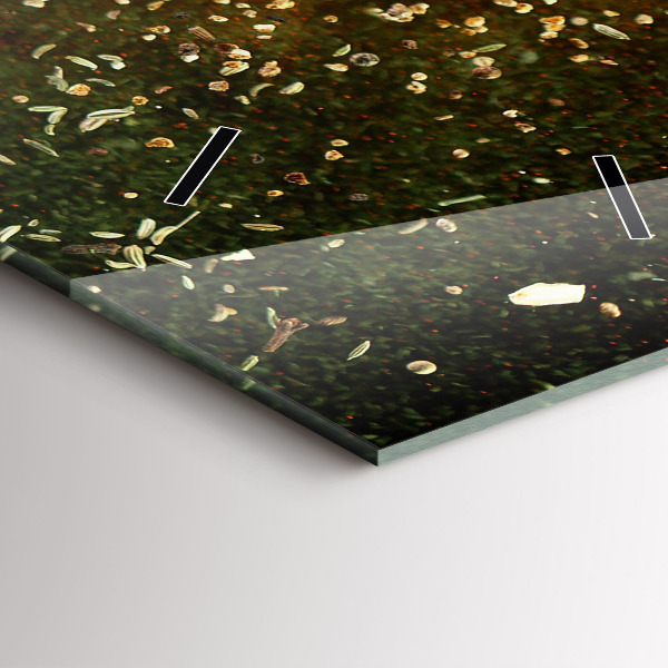 Téglalap alakú üvegóra Fűszerabsztrakció