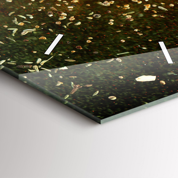 Téglalap alakú üvegóra Fűszerabsztrakció